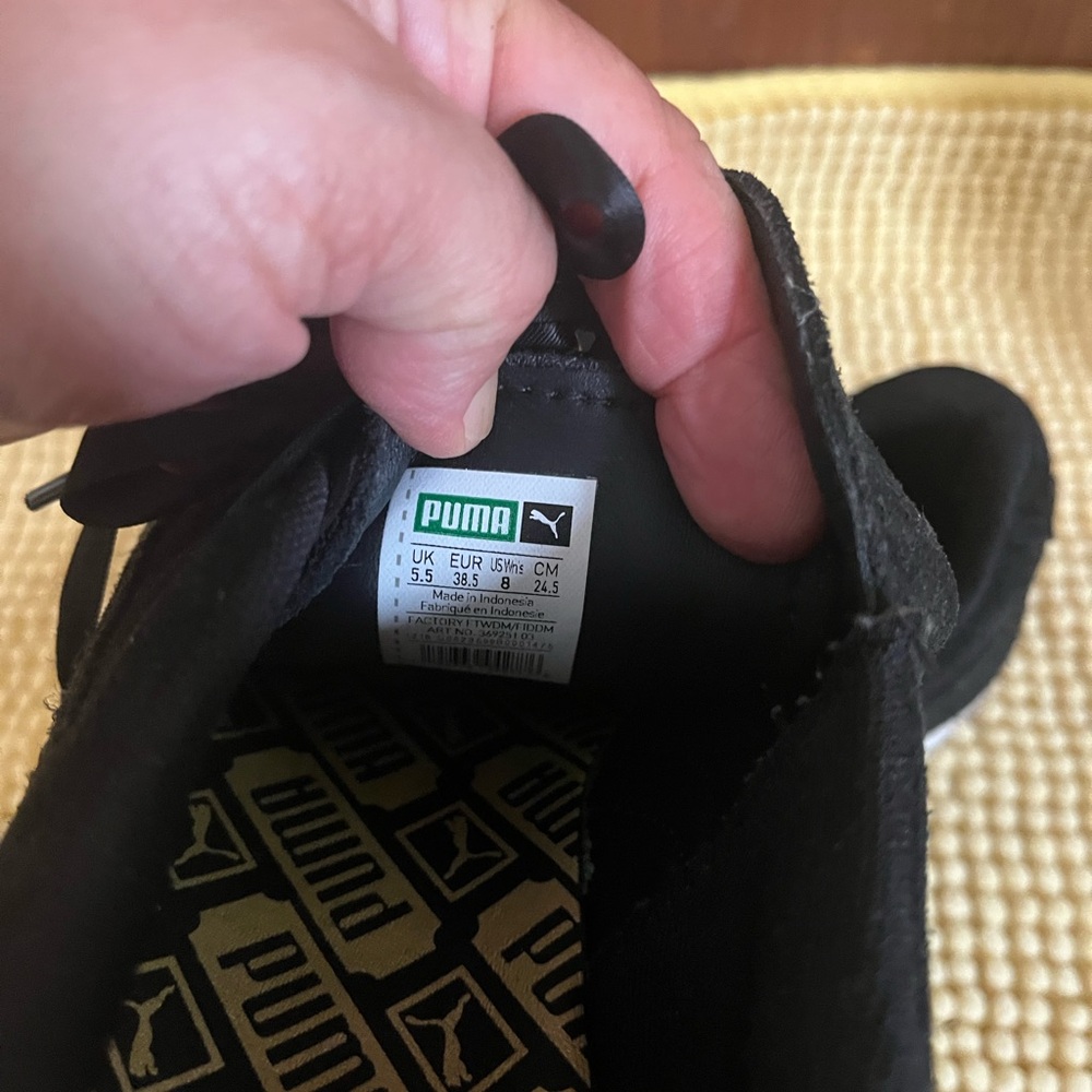 Puma Classic Black Trainers